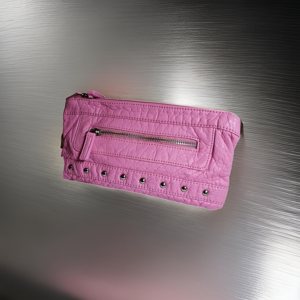 Ampere Creations Vegan leather Pink Wristlet